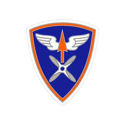 110 Aviation Brigade (U.S. Army) REVERSE PRINT Transparent Die-Cut STICKER - The Sticker Space
