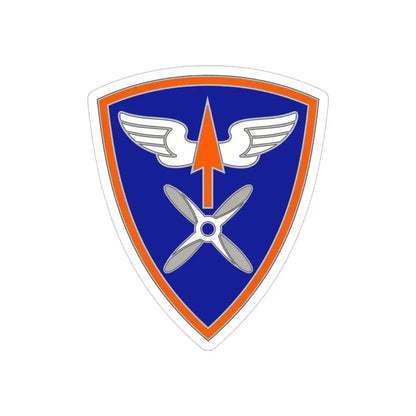 110 Aviation Brigade (U.S. Army) REVERSE PRINT Transparent Die-Cut STICKER - The Sticker Space