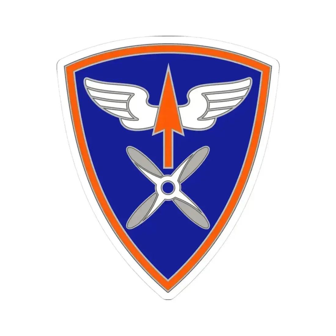 110 Aviation Brigade (U.S. Army) STICKER Vinyl Kiss-Cut Decal 3 Inch White - The Sticker Space