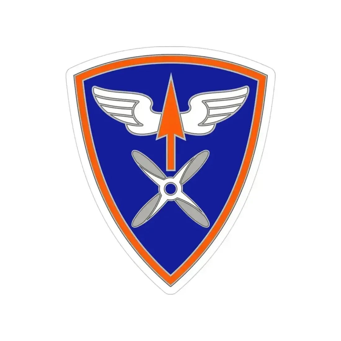 110 Aviation Brigade (U.S. Army) Transparent STICKER Die-Cut Vinyl Decal 4 Inch - The Sticker Space