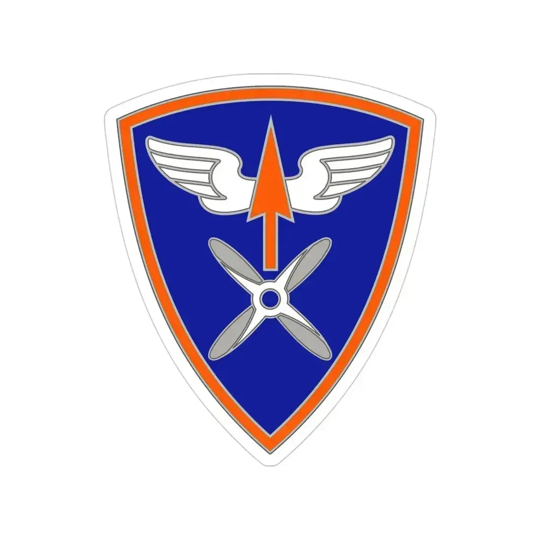 110 Aviation Brigade (U.S. Army) Transparent STICKER Die-Cut Vinyl Decal 4 Inch - The Sticker Space
