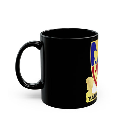 110 Cavalry Regiment (U.S. Army) Black Coffee Mug-The Sticker Space