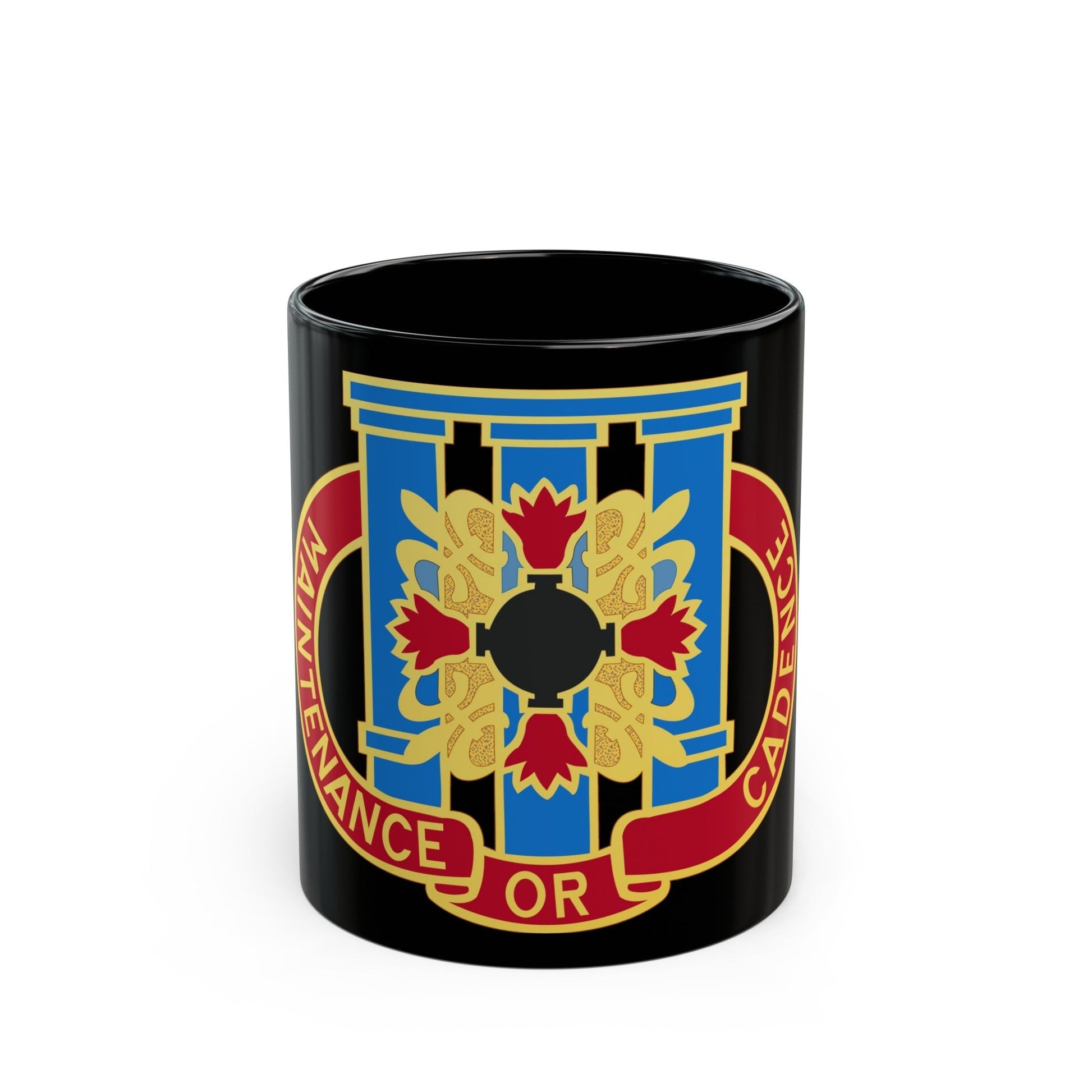 110 Maintenance Battalion (U.S. Army) Black Coffee Mug-11oz-The Sticker Space