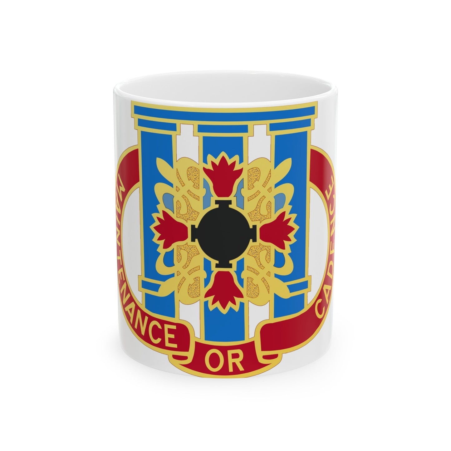 110 Maintenance Battalion (U.S. Army) White Coffee Mug-11oz-The Sticker Space