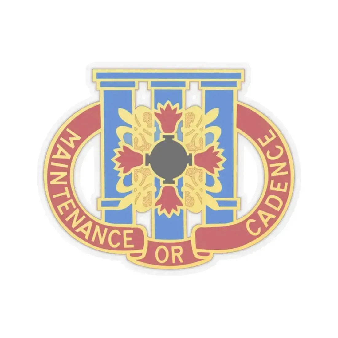 110 Maintenance Battalion (U.S. Army) STICKER Vinyl Kiss-Cut Decal 2 Inch Transparent - The Sticker Space