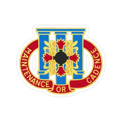 110 Maintenance Battalion (U.S. Army) Transparent STICKER Die-Cut Vinyl Decal 2 Inch - The Sticker Space