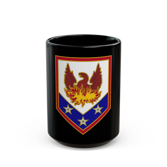 110 Maneuver Enhancement Brigade (U.S. Army) Black Coffee Mug-15oz-The Sticker Space