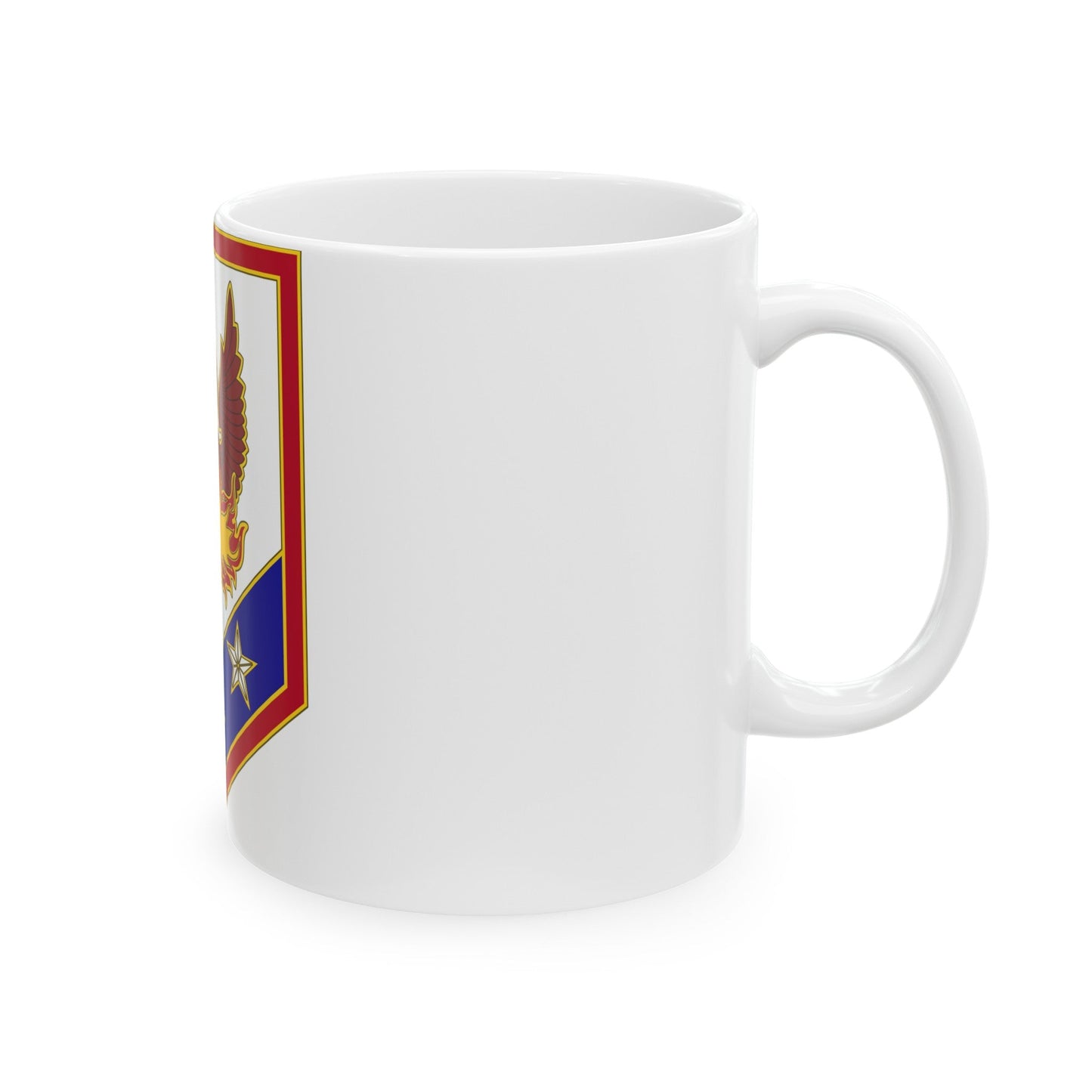 110 Maneuver Enhancement Brigade (U.S. Army) White Coffee Mug-The Sticker Space