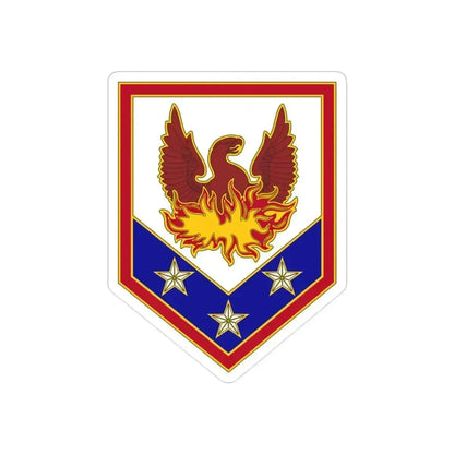 110 Maneuver Enhancement Brigade (U.S. Army) REVERSE PRINT Transparent Die-Cut STICKER 2 Inch Die-Cut Transparent - The Sticker Space