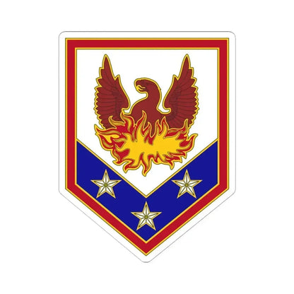 110 Maneuver Enhancement Brigade (U.S. Army) STICKER Vinyl Kiss-Cut Decal 6 Inch White - The Sticker Space