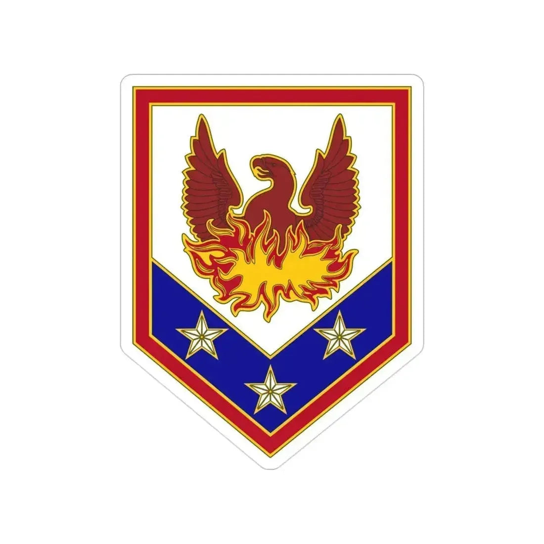110 Maneuver Enhancement Brigade (U.S. Army) Transparent STICKER Die-Cut Vinyl Decal 3 Inch - The Sticker Space