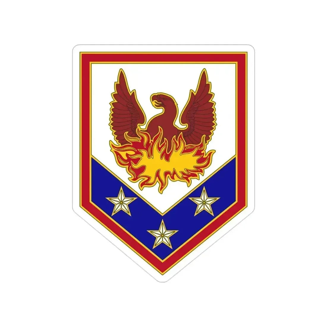 110 Maneuver Enhancement Brigade (U.S. Army) Transparent STICKER Die-Cut Vinyl Decal 3 Inch - The Sticker Space