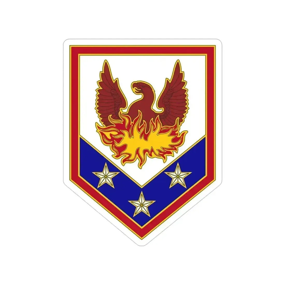 110 Maneuver Enhancement Brigade (U.S. Army) Transparent STICKER Die-Cut Vinyl Decal 4 Inch - The Sticker Space
