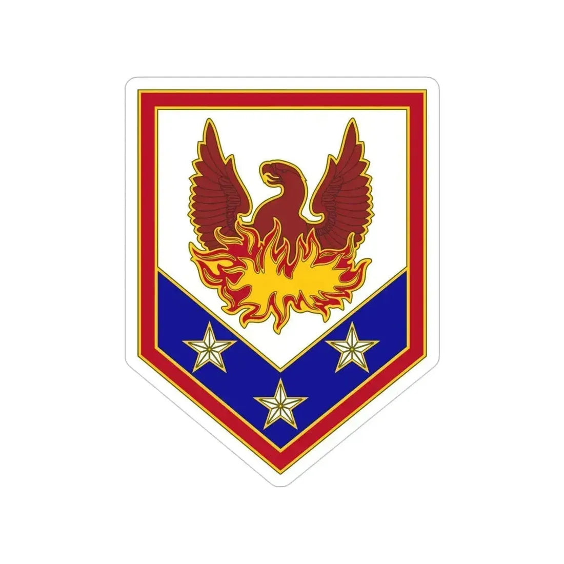 110 Maneuver Enhancement Brigade (U.S. Army) Transparent STICKER Die-Cut Vinyl Decal 4 Inch - The Sticker Space