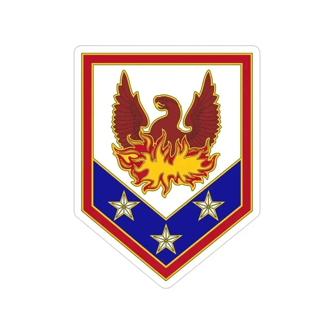 110 Maneuver Enhancement Brigade (U.S. Army) Transparent STICKER Die-Cut Vinyl Decal 5 Inch - The Sticker Space