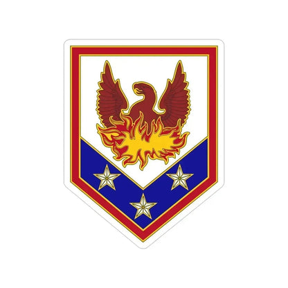 110 Maneuver Enhancement Brigade (U.S. Army) Transparent STICKER Die-Cut Vinyl Decal 5 Inch - The Sticker Space