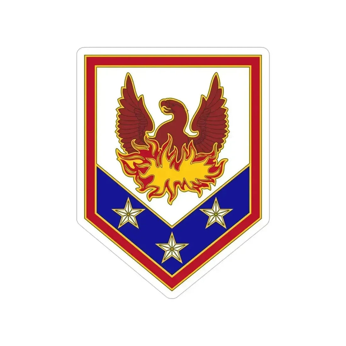 110 Maneuver Enhancement Brigade (U.S. Army) Transparent STICKER Die-Cut Vinyl Decal 6 Inch - The Sticker Space
