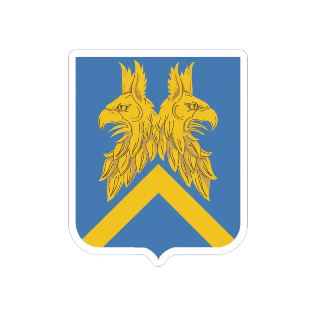 110 Military Intelligence Battalion 2 (U.S. Army) REVERSE PRINT Transparent Die-Cut STICKER 2 Inch Die-Cut Transparent - The Sticker Space