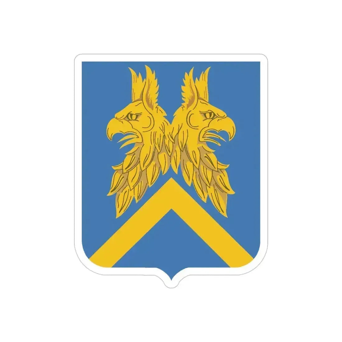 110 Military Intelligence Battalion 2 (U.S. Army) REVERSE PRINT Transparent Die-Cut STICKER 4 Inch Die-Cut Transparent - The Sticker Space