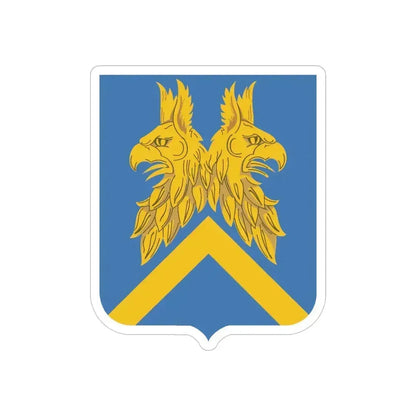 110 Military Intelligence Battalion 2 (U.S. Army) REVERSE PRINT Transparent Die-Cut STICKER 4 Inch Die-Cut Transparent - The Sticker Space