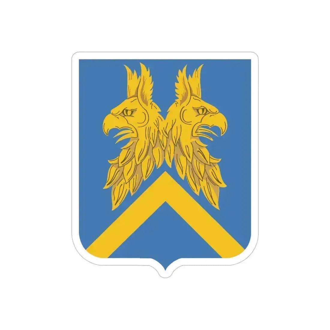 110 Military Intelligence Battalion 2 (U.S. Army) REVERSE PRINT Transparent Die-Cut STICKER 6 Inch Die-Cut Transparent - The Sticker Space