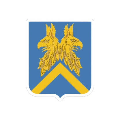 110 Military Intelligence Battalion 2 (U.S. Army) REVERSE PRINT Transparent Die-Cut STICKER - The Sticker Space