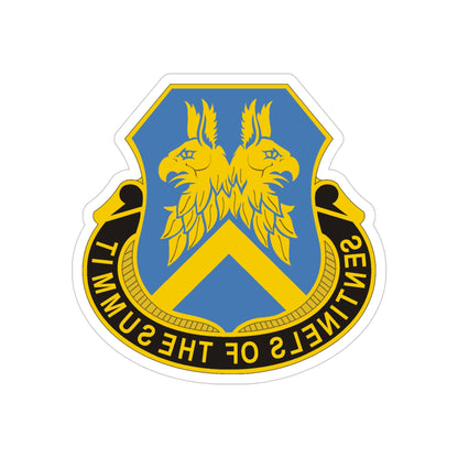 110 Military Intelligence Battalion (U.S. Army) REVERSE PRINT Transparent STICKER-5 Inch-The Sticker Space