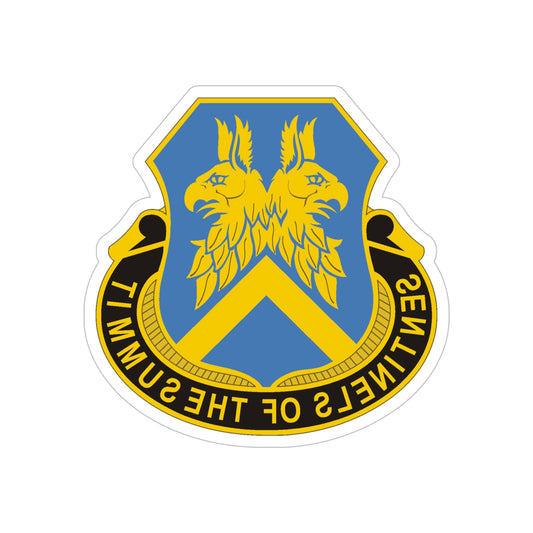 110 Military Intelligence Battalion (U.S. Army) REVERSE PRINT Transparent STICKER-6 Inch-The Sticker Space