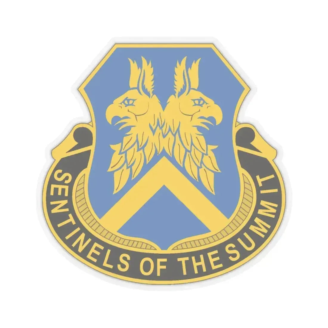 110 Military Intelligence Battalion (U.S. Army) STICKER Vinyl Kiss-Cut Decal 4 Inch Transparent - The Sticker Space