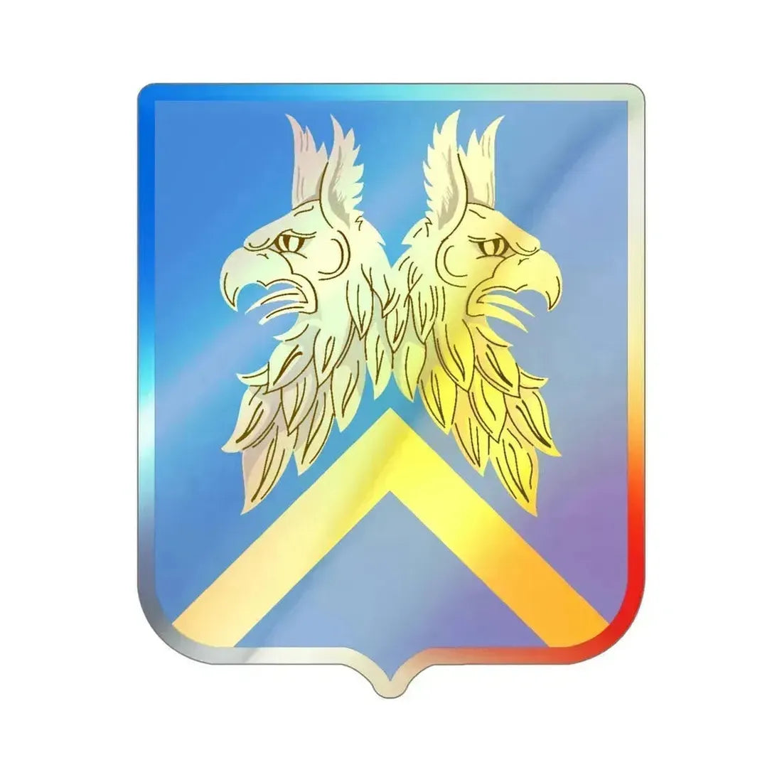 110 Military Intelligence Battalion v2 (U.S. Army) Holographic STICKER Die-Cut Vinyl Decal 5 Inch Holographic - The Sticker Space