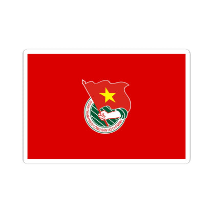 Flag of HCM Communist Youth Union (Vietnam) STICKER Vinyl Kiss-Cut Decal