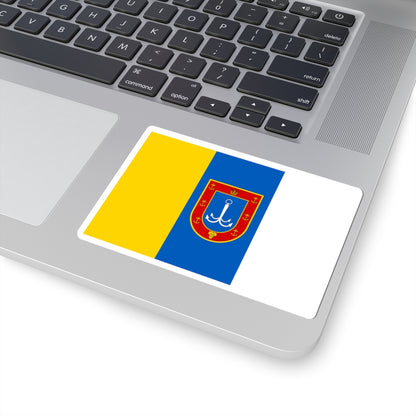 Flag of Odesa Oblast (Ukraine) STICKER Vinyl Kiss-Cut Decal