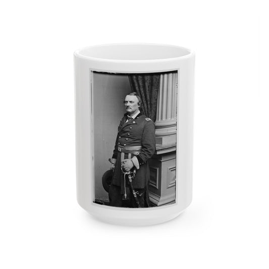 Portrait Of Brig. Gen. Israel B. Richardson, Officer Of The Federal Army (Maj. Gen. From July 4, 1862) (U.S. Civil War) White Coffee Mug