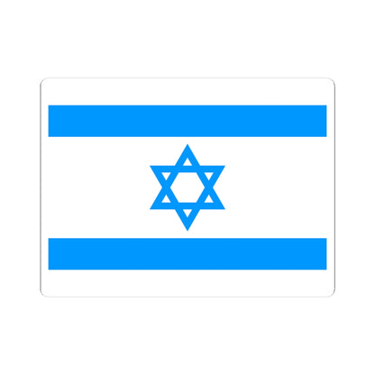 Flag of Israel Sky Blue (Israel) STICKER Vinyl Kiss-Cut Decal