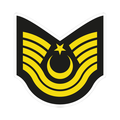 Army TUR OR 07 (Turkey) (Military Rank) STICKER Vinyl Kiss-Cut Decal