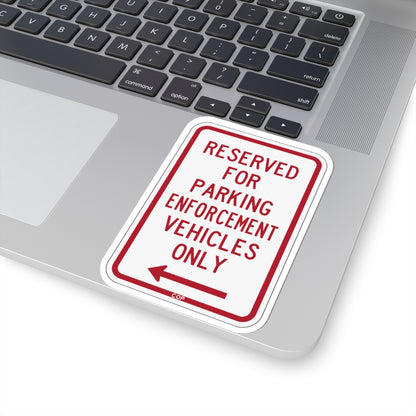 PBOT Road sign P4100L (Oregon) (Road Sign) STICKER Vinyl Kiss-Cut Decal
