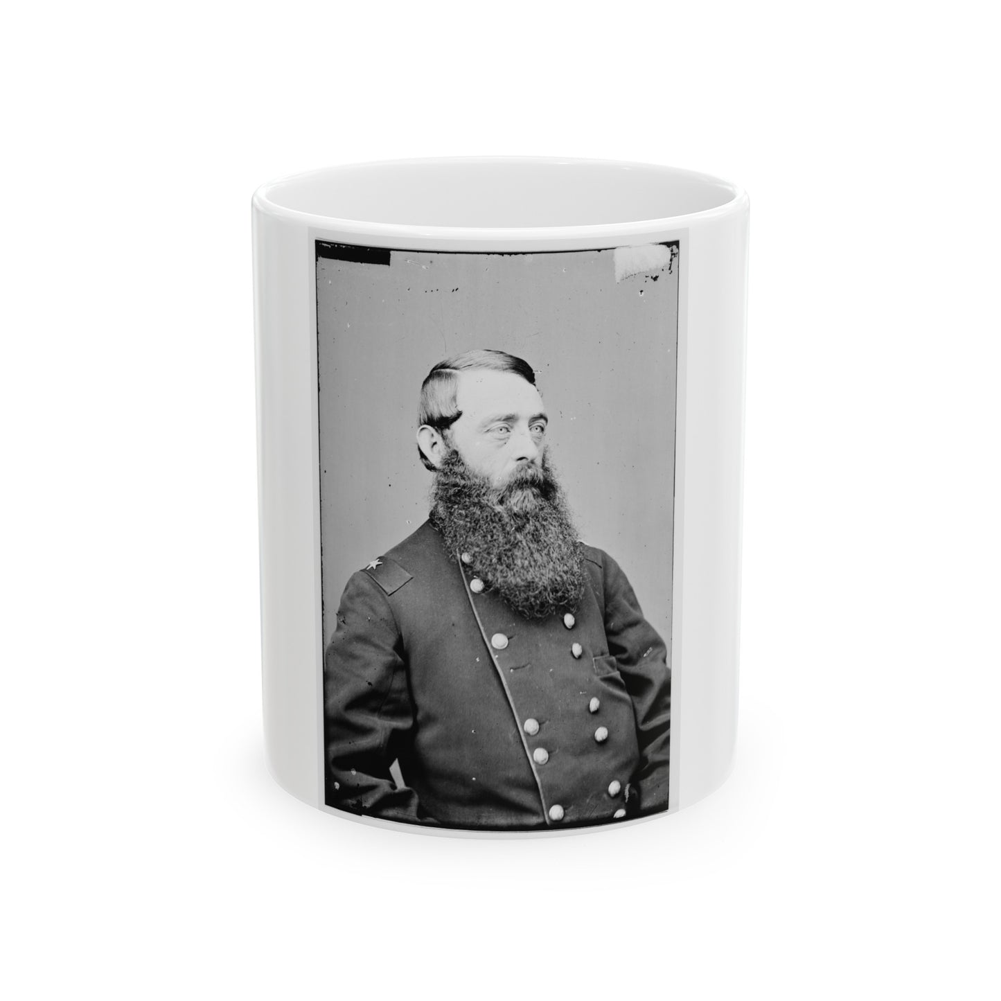 Portrait Of Brig. Gen. David Mcm. Gregg, Officer Of The Federal Army, (Maj. Gen. From Aug. 1, 1864) (U.S. Civil War) White Coffee Mug