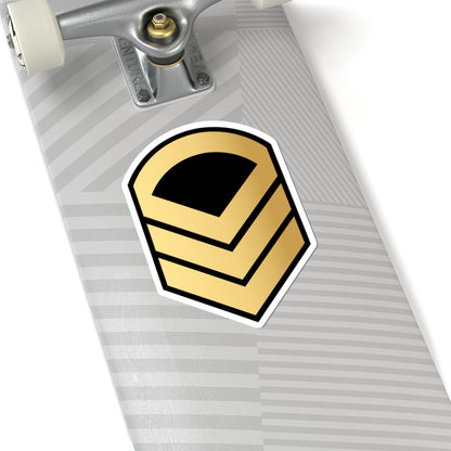 04. KNF SFC (Kuwait) (Military Rank) STICKER Vinyl Kiss-Cut Decal