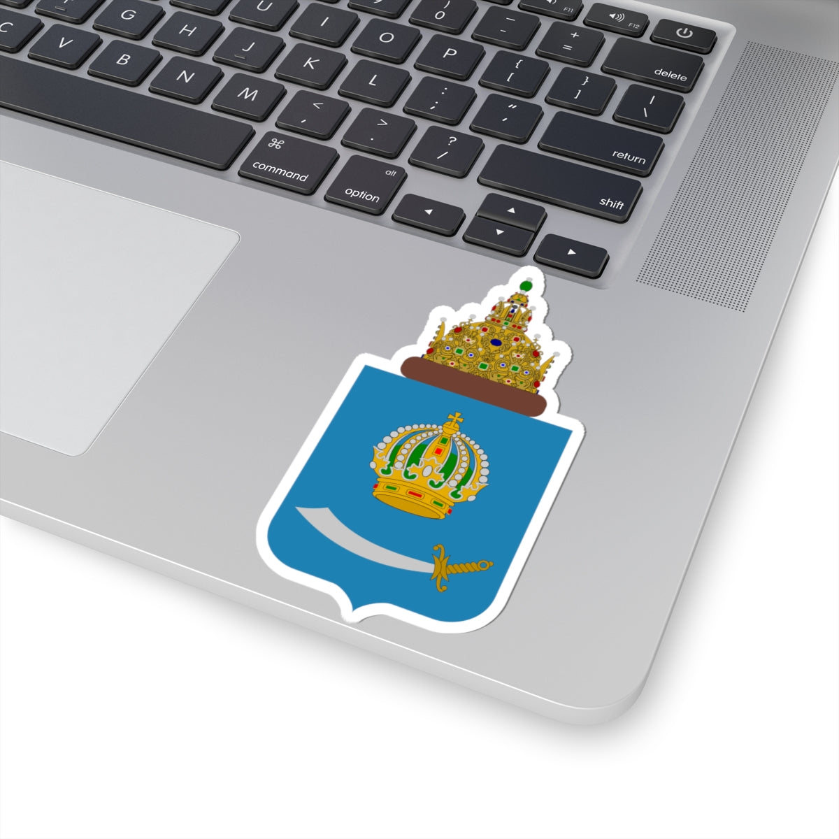 Coat of Arms of Astrakhan Oblast (Russia) STICKER Vinyl Kiss-Cut Decal