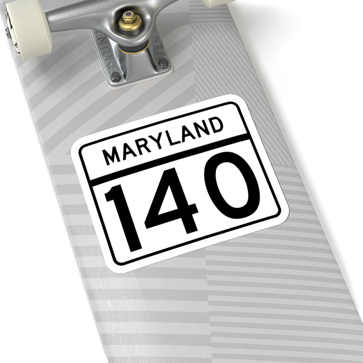 MD Route 140 (Maryland) (Road Sign) STICKER Vinyl Kiss-Cut Decal
