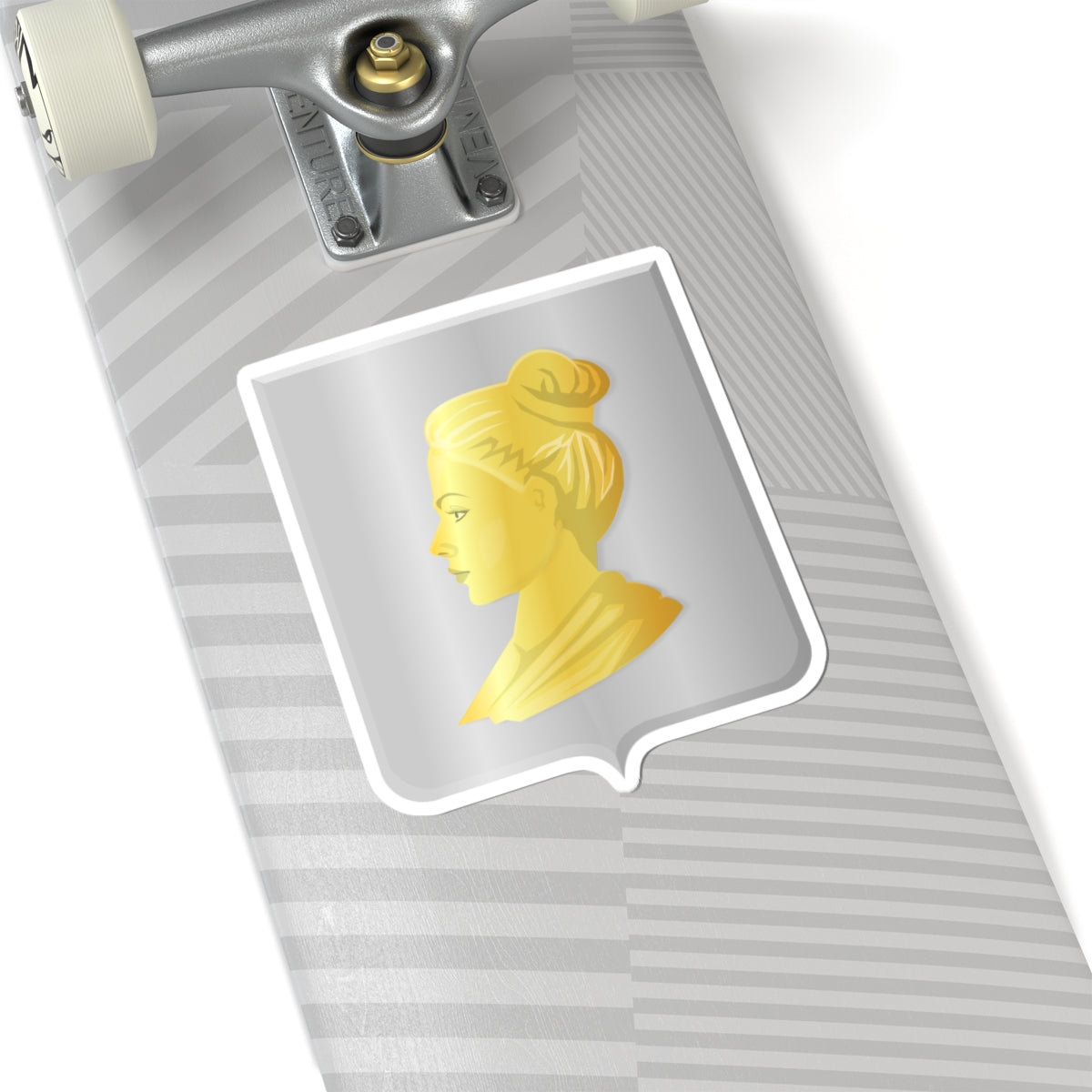 Aagtekerke wapen (Netherlands) (Coat of Arms) STICKER Vinyl Kiss-Cut Decal