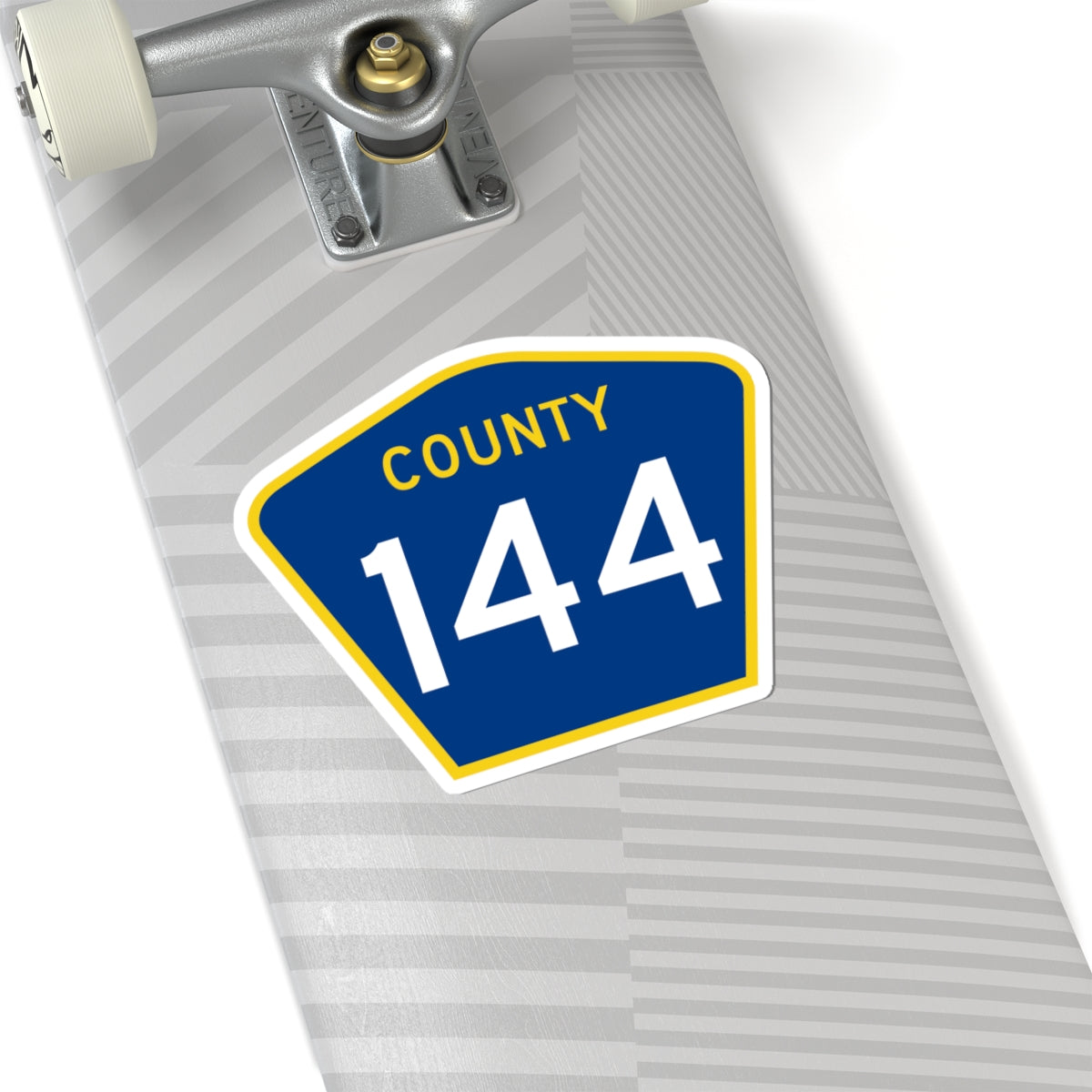 County 144 MN (Minnesota) (Road Sign) STICKER Vinyl Kiss-Cut Decal