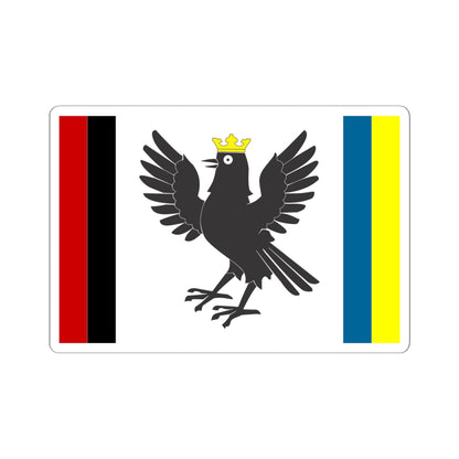 Flag of Ivano Frankivsk Oblast Ukraine - STICKER Vinyl Kiss-Cut Decal