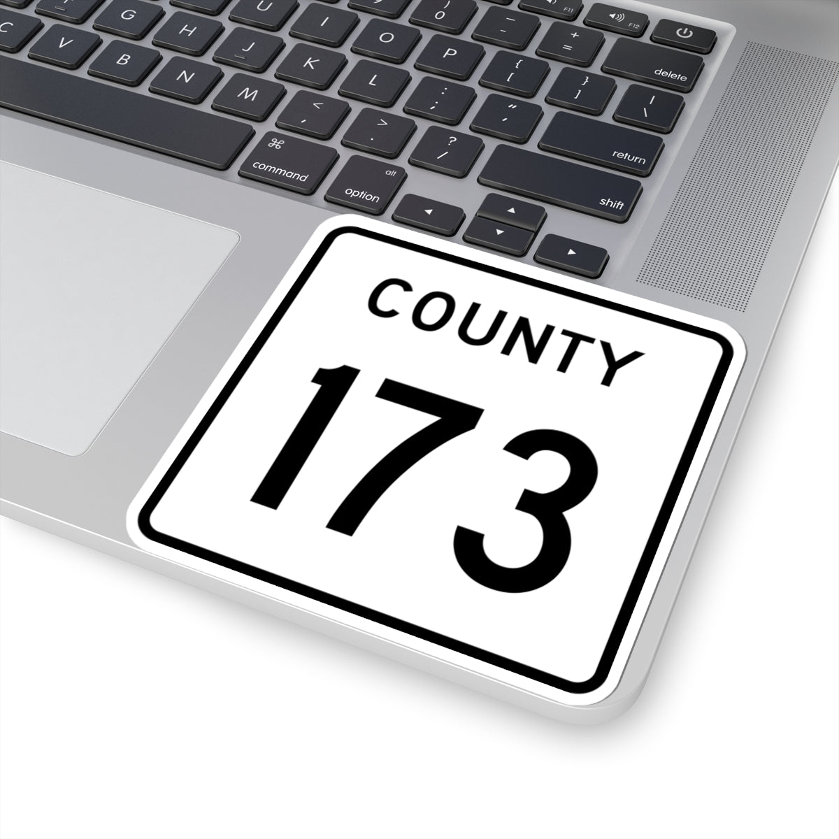County 173 square (Minnesota) (Road Sign) STICKER Vinyl Kiss-Cut Decal