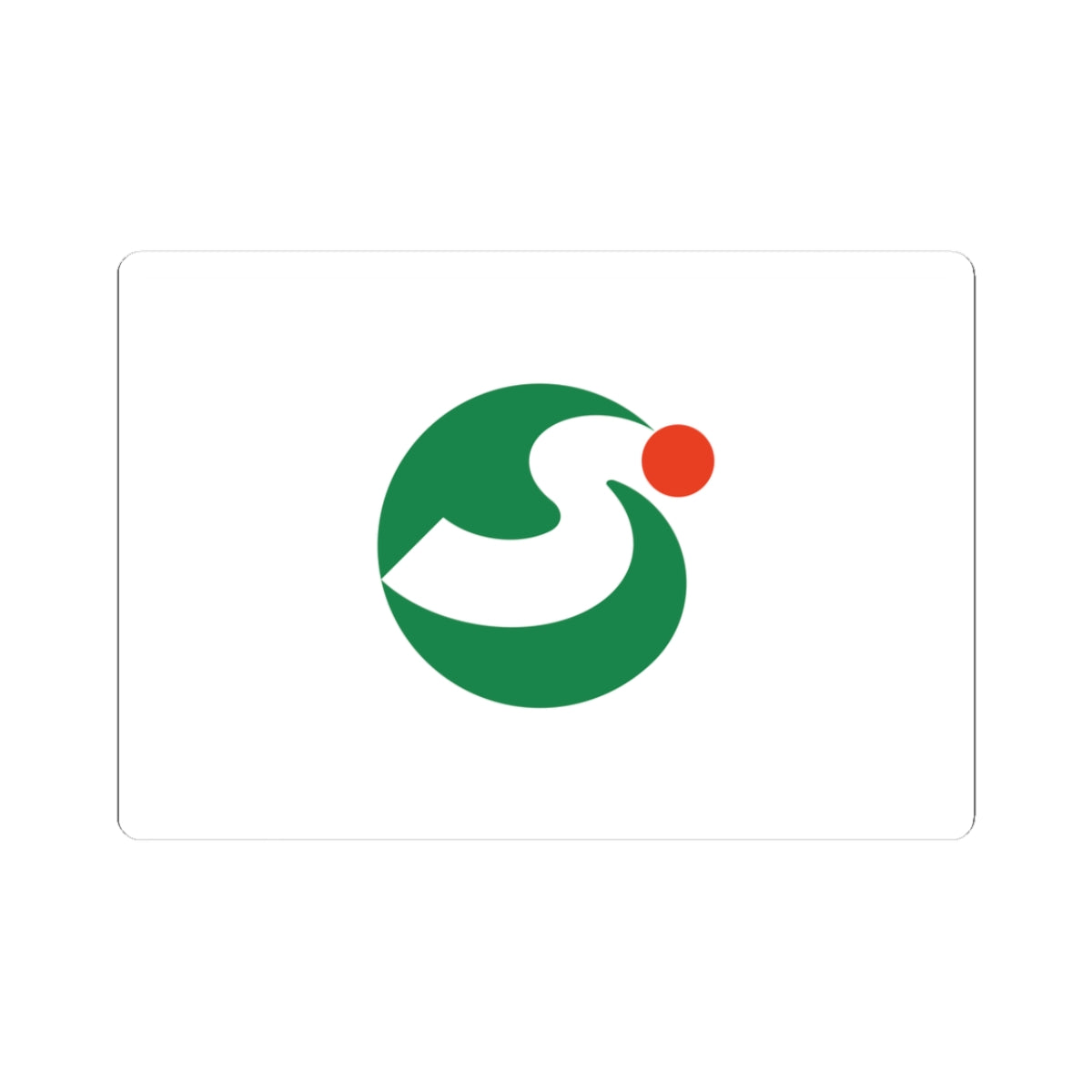 Flag of Sakai Fukui (Japan) STICKER Vinyl Kiss-Cut Decal