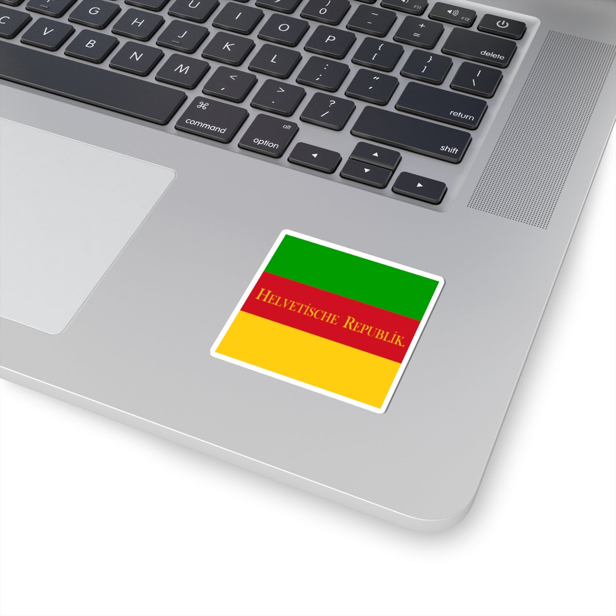 Flag of the Helvetic Republic German (Switzerland) STICKER Vinyl Kiss-Cut Decal