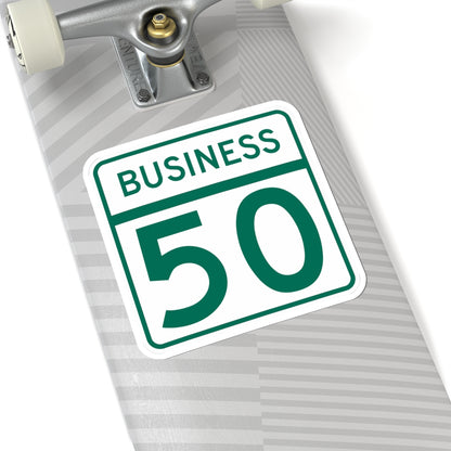 MD Route 50 Business (Maryland) (Road Sign) STICKER Vinyl Kiss-Cut Decal