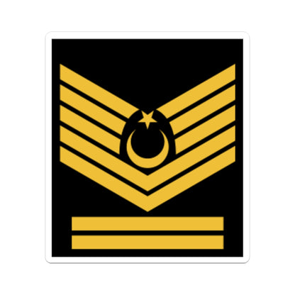 Kıdemli Başçavuş rütbe (Turkey) (Military Rank) STICKER Vinyl Kiss-Cut Decal