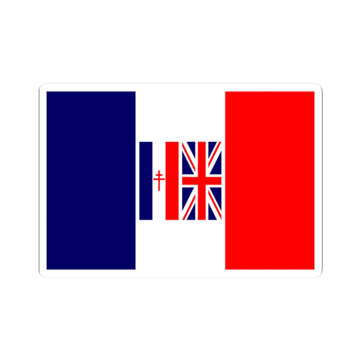 Flag Vanuatu 1963 (Vanuatu) STICKER Vinyl Kiss-Cut Decal