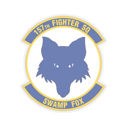 157 Fighter Squadron (U.S. Air Force) STICKER Vinyl Kiss-Cut Decal-6 Inch-Transparent-The Sticker Space